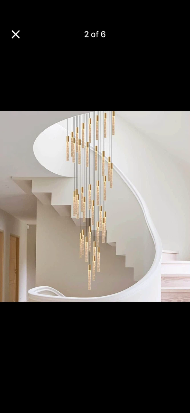 New Modern Multi-Light Chandelier for Staircase