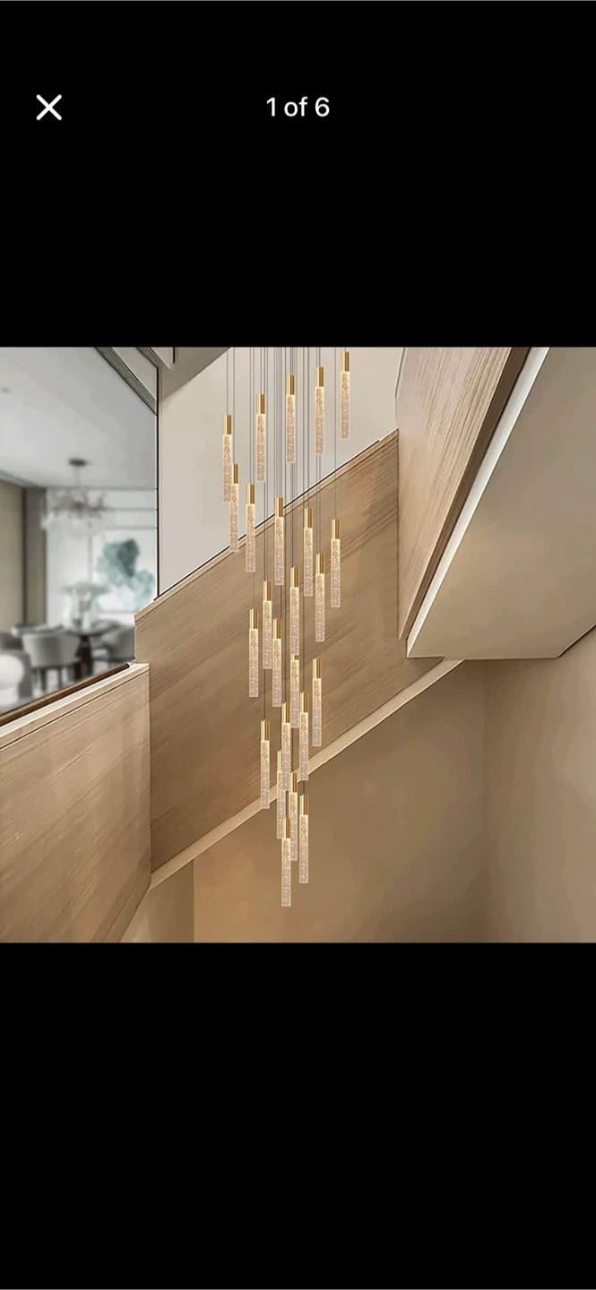 New Modern Multi-Light Chandelier for Staircase - photo 3