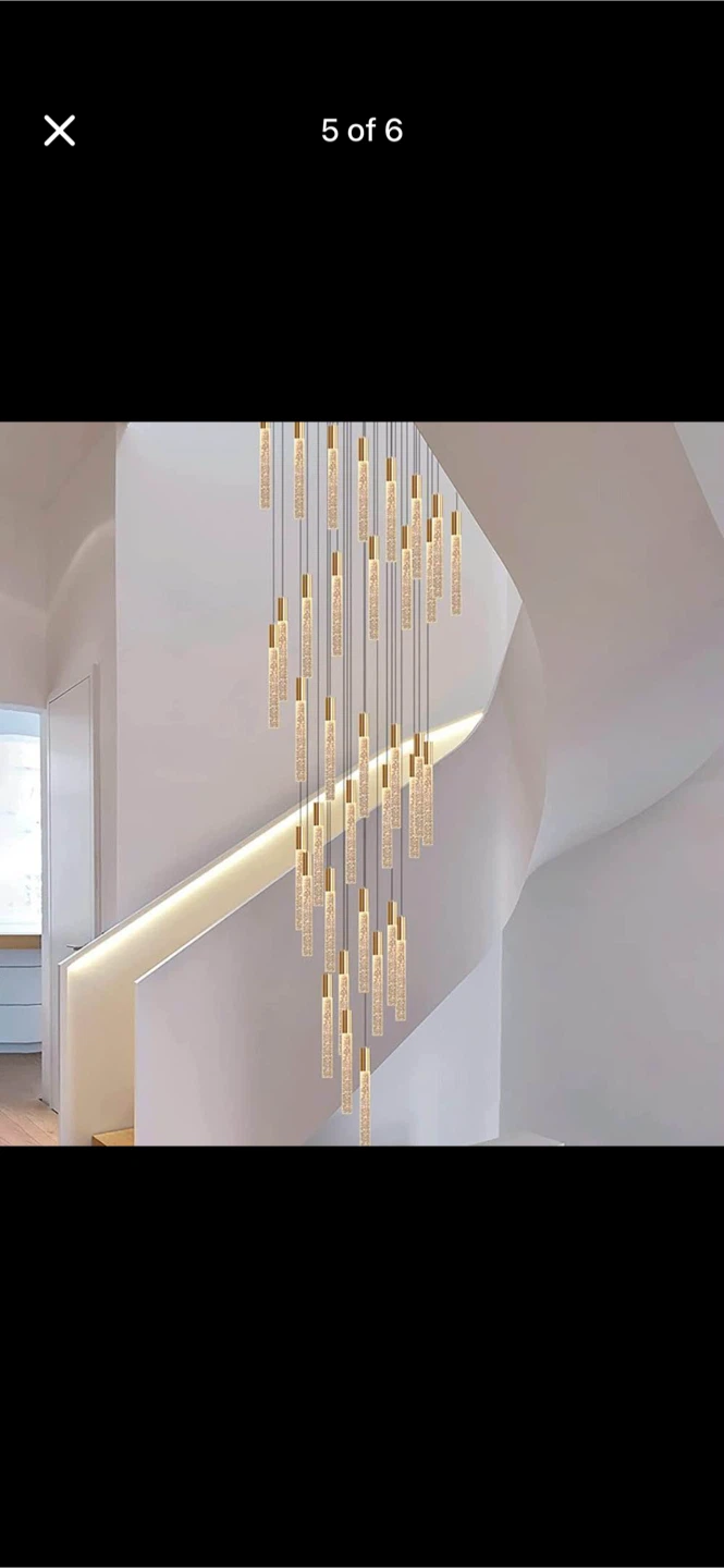 New Modern Multi-Light Chandelier for Staircase - photo 5