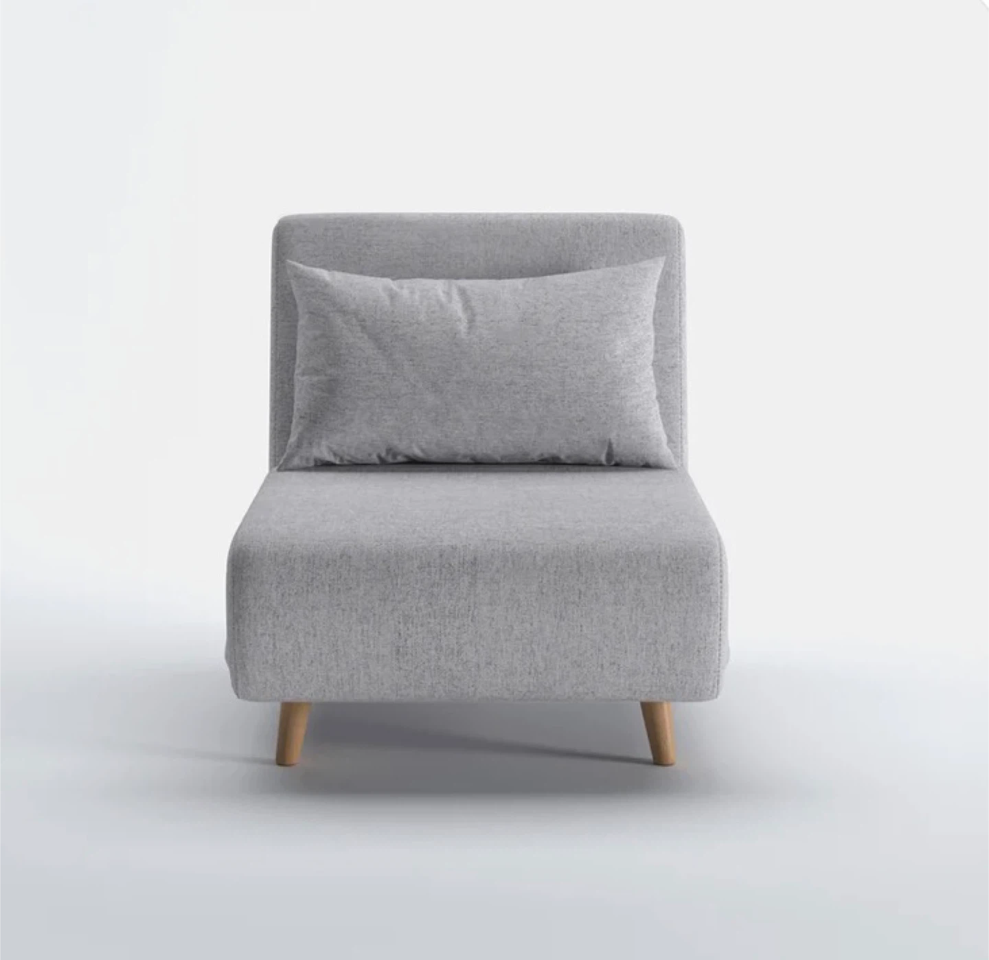 Grey Accent Chair / Bed