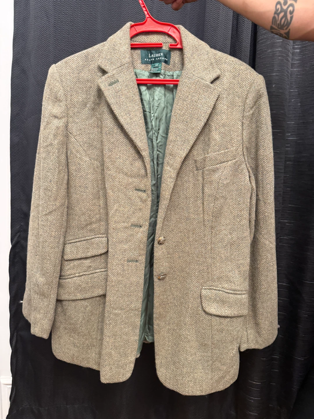 Lauren Ralph Lauren Tweed Blazer - Size 10