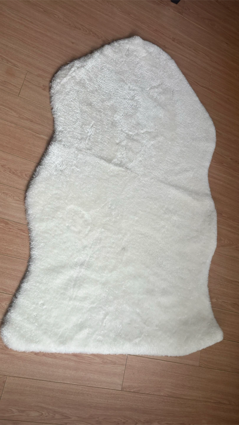 IKEA TOFTLUND Rug, White, 90x150 cm - photo 2