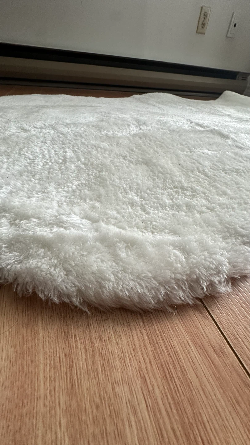 IKEA TOFTLUND Rug, White, 90x150 cm - photo 4