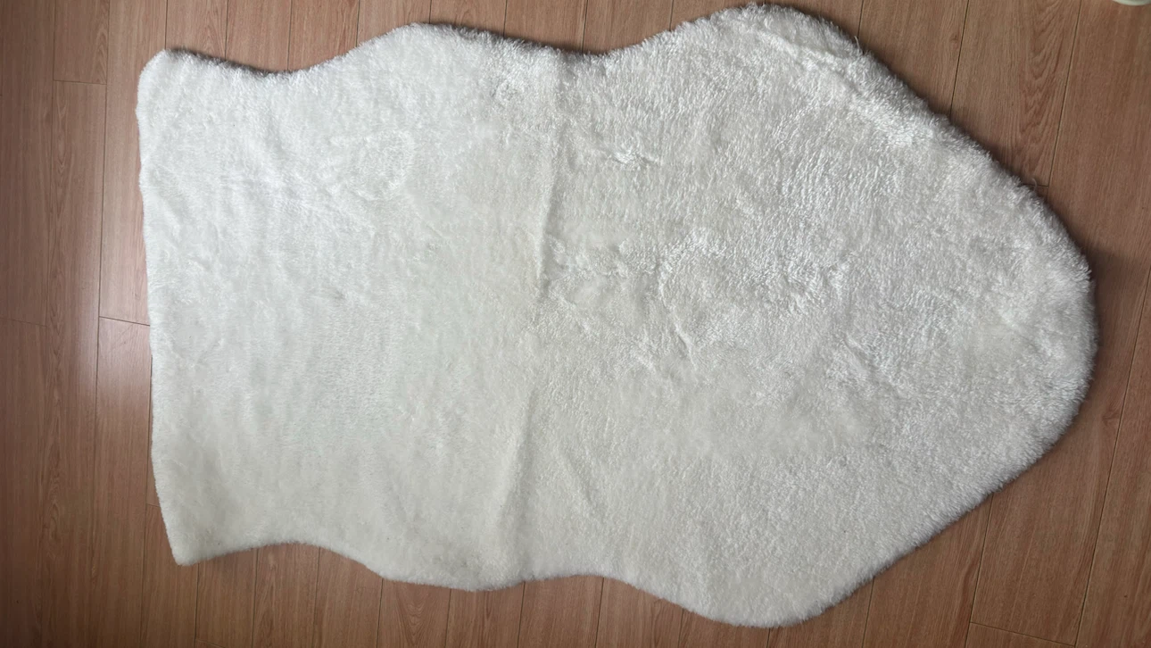 IKEA TOFTLUND Rug, White, 90x150 cm - photo 5