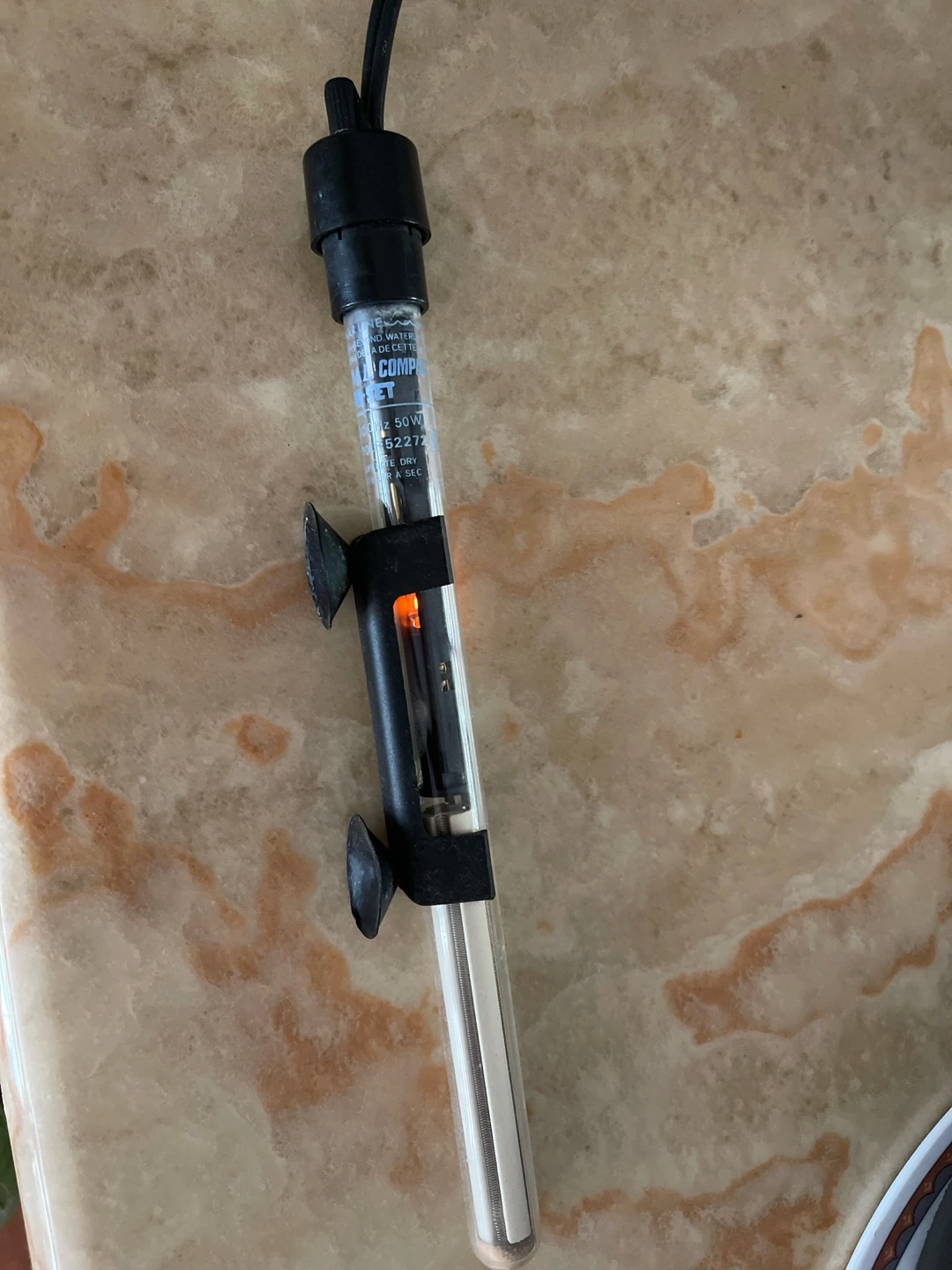 50W Aquarium Heater with Suction Cups - photo 4