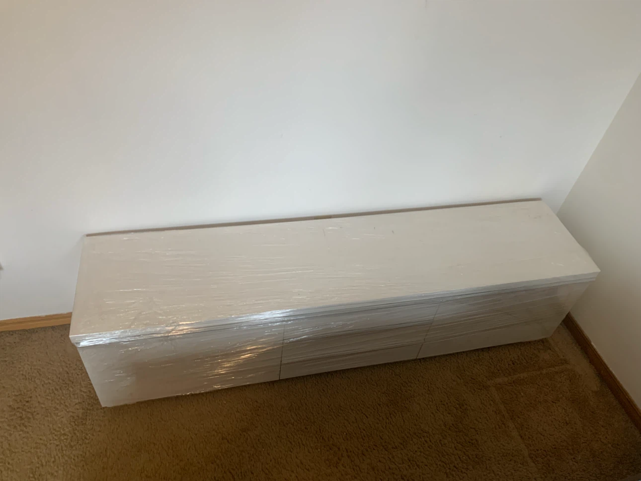 IKEA White Media Console / Storage Cabinet - photo 2