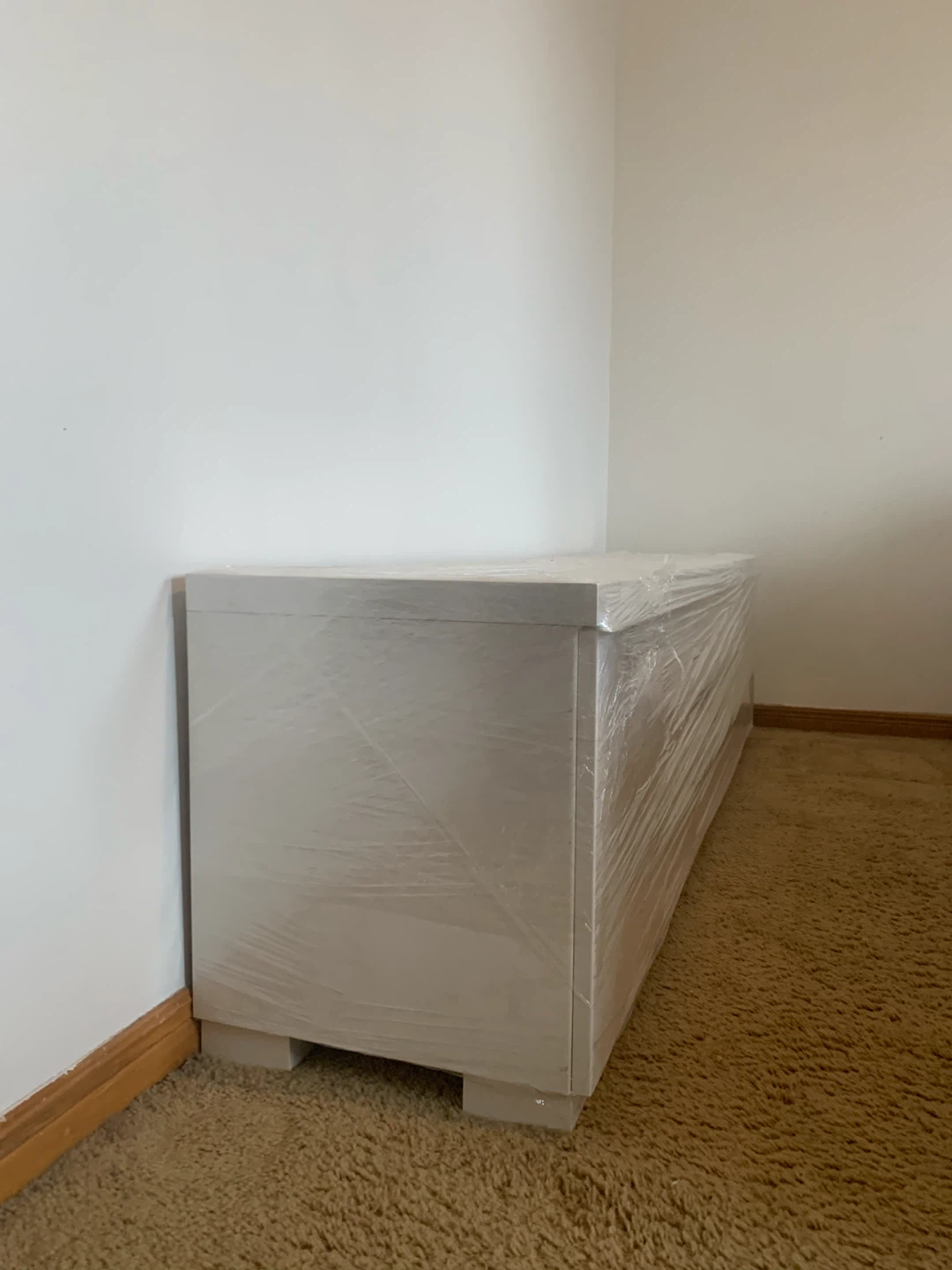 IKEA White Media Console / Storage Cabinet - photo 4