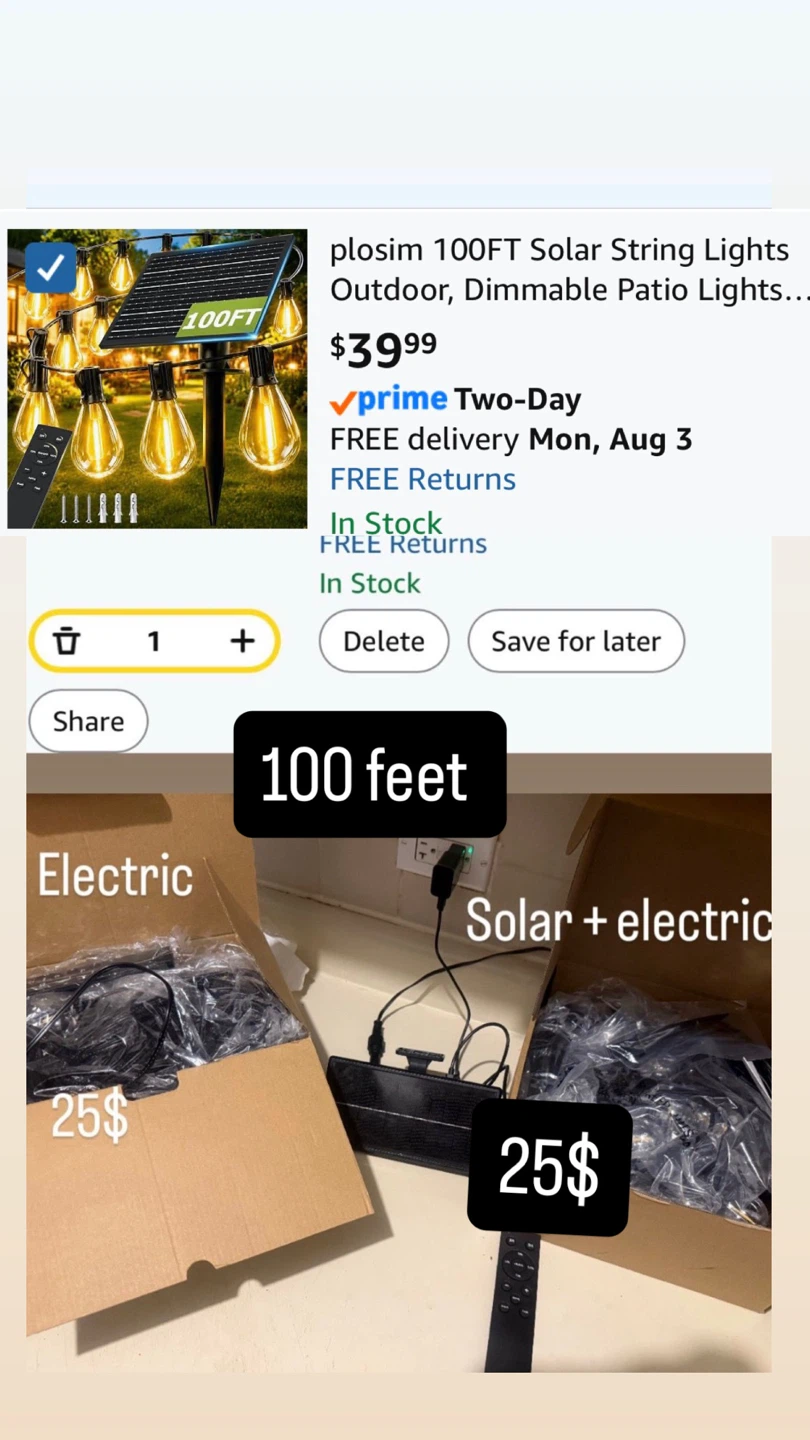 Solar String Lights 50FT - photo 5