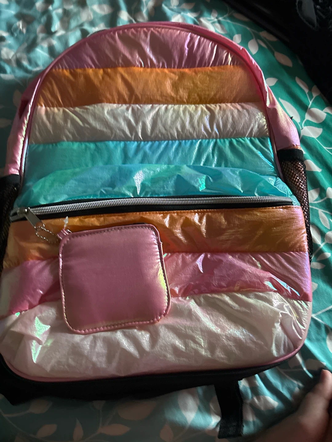 Iridescent kids' School Bag