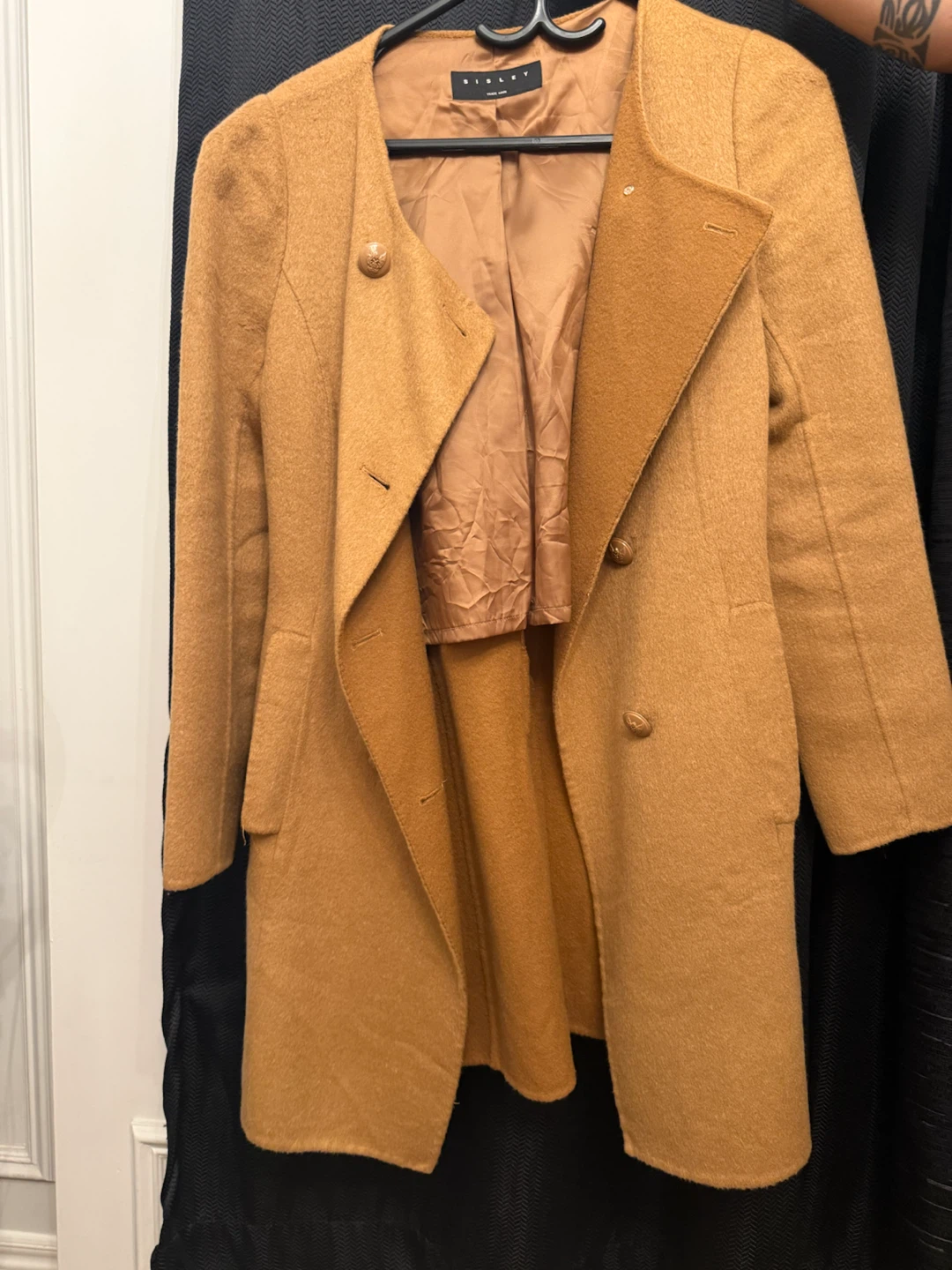 Sisley Women's Camel Coat