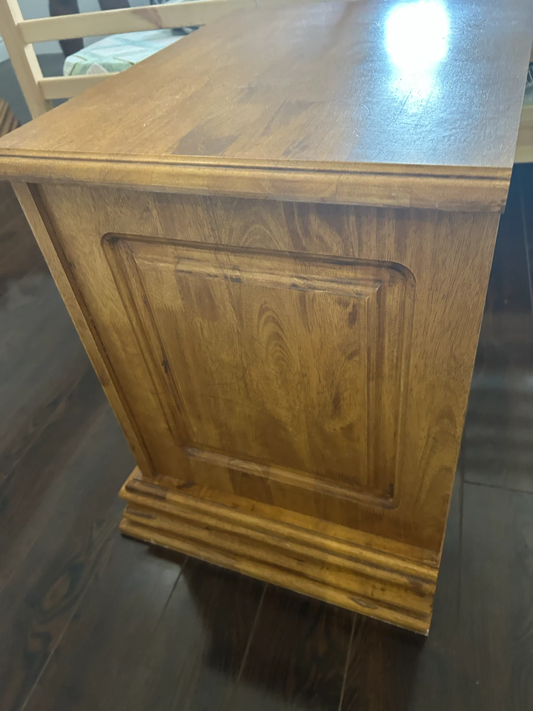Wooden Nightstand with 2 Drawers - photo 3