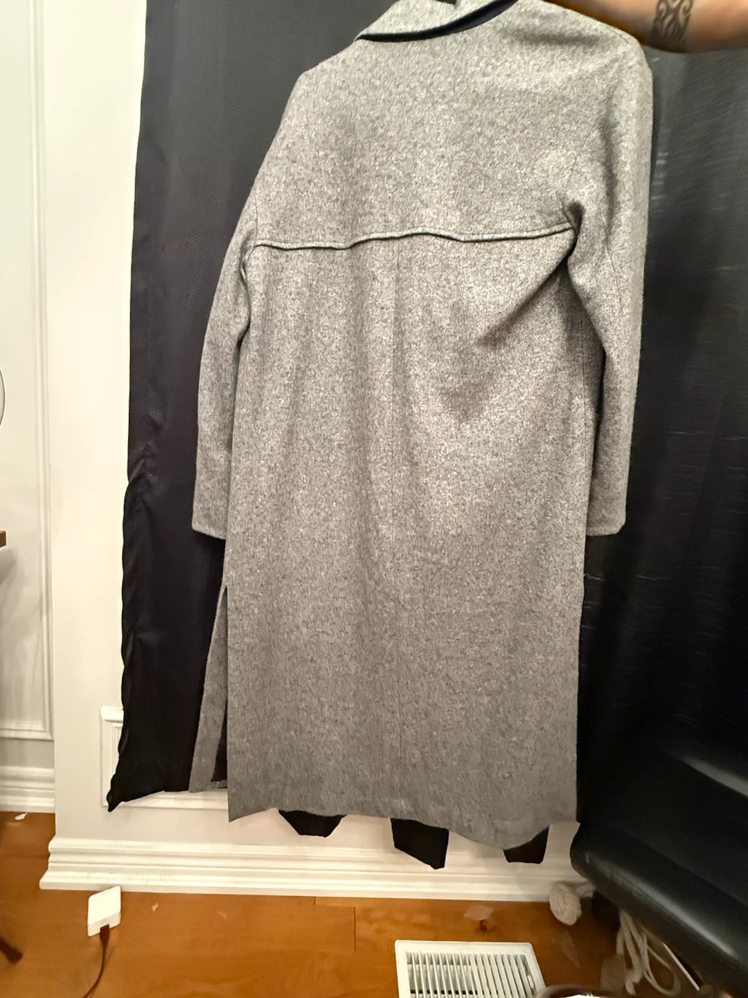 Ruds Crew Grey Wool Blend Long Coat - photo 2
