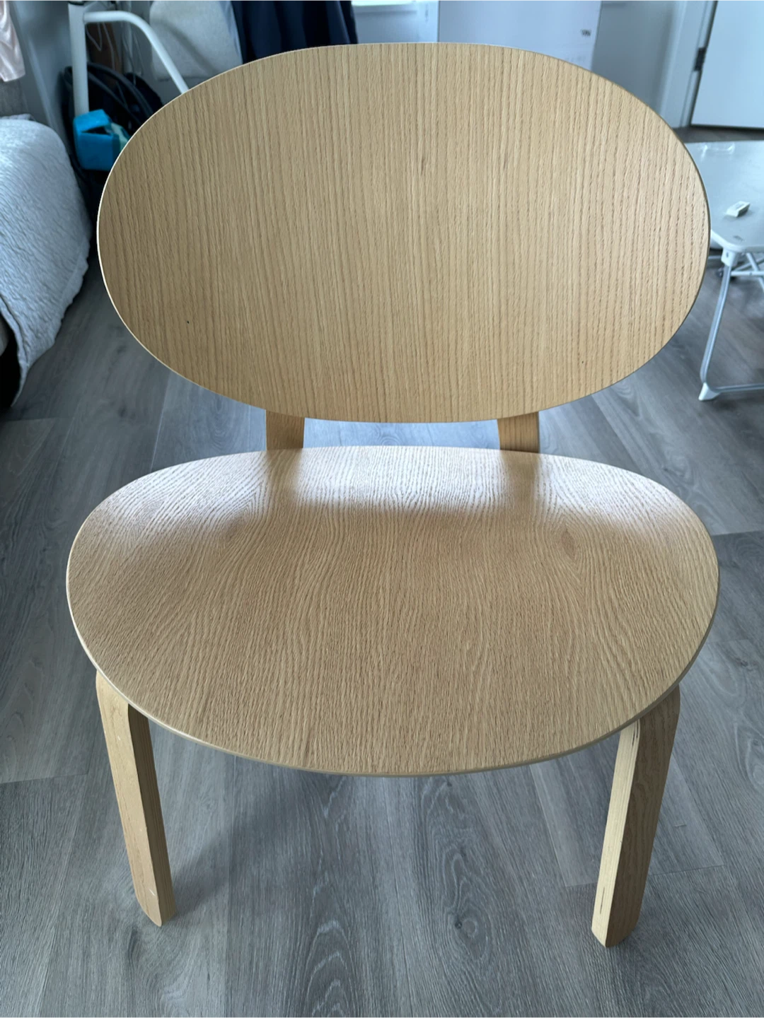 IKEA FRÖSET Chair - White Stained Oak Veneer