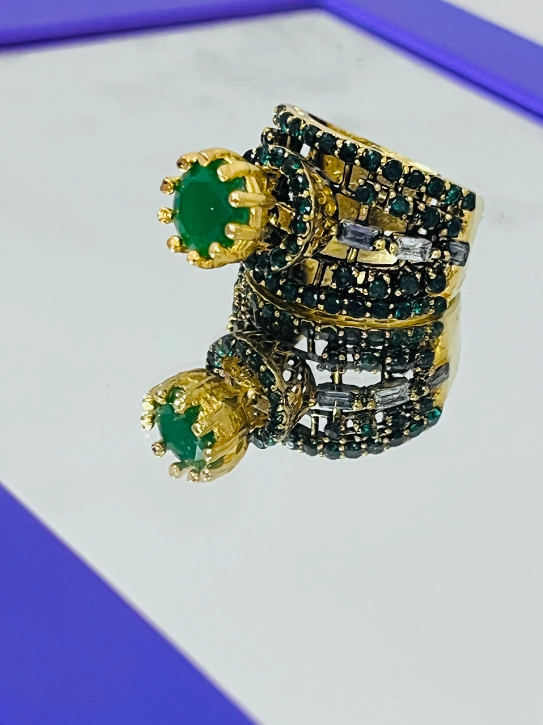 Pearl and Diamond Ring Set - photo 3