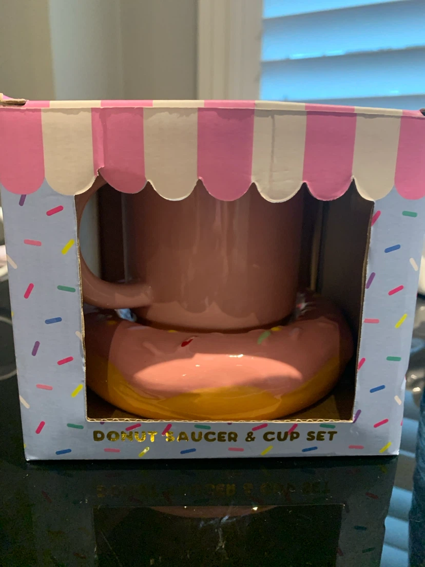 New in package  Saucer & Cup Set - Pink