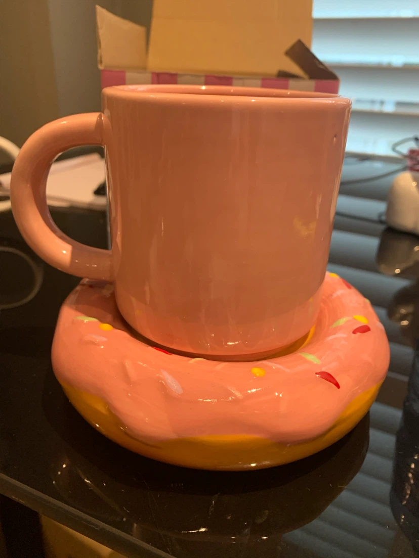 New in package  Saucer & Cup Set - Pink - photo 2