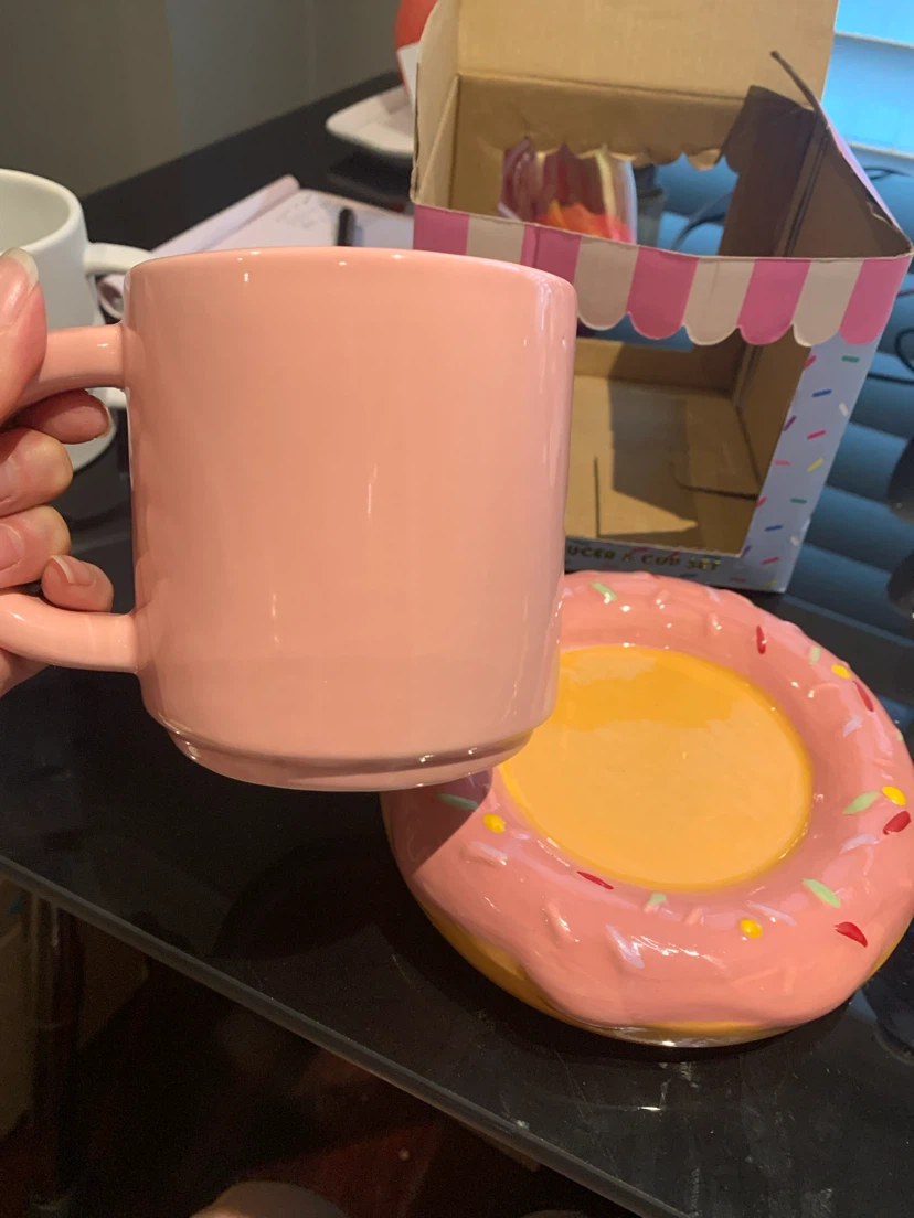 New in package  Saucer & Cup Set - Pink - photo 4