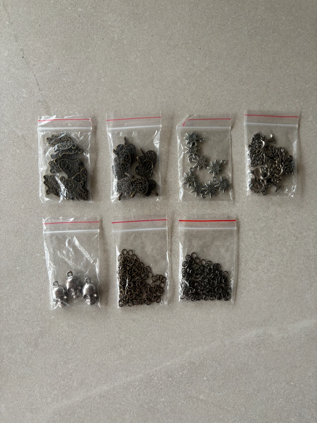 Assorted Metal Charms and Findings for Jewellery Making