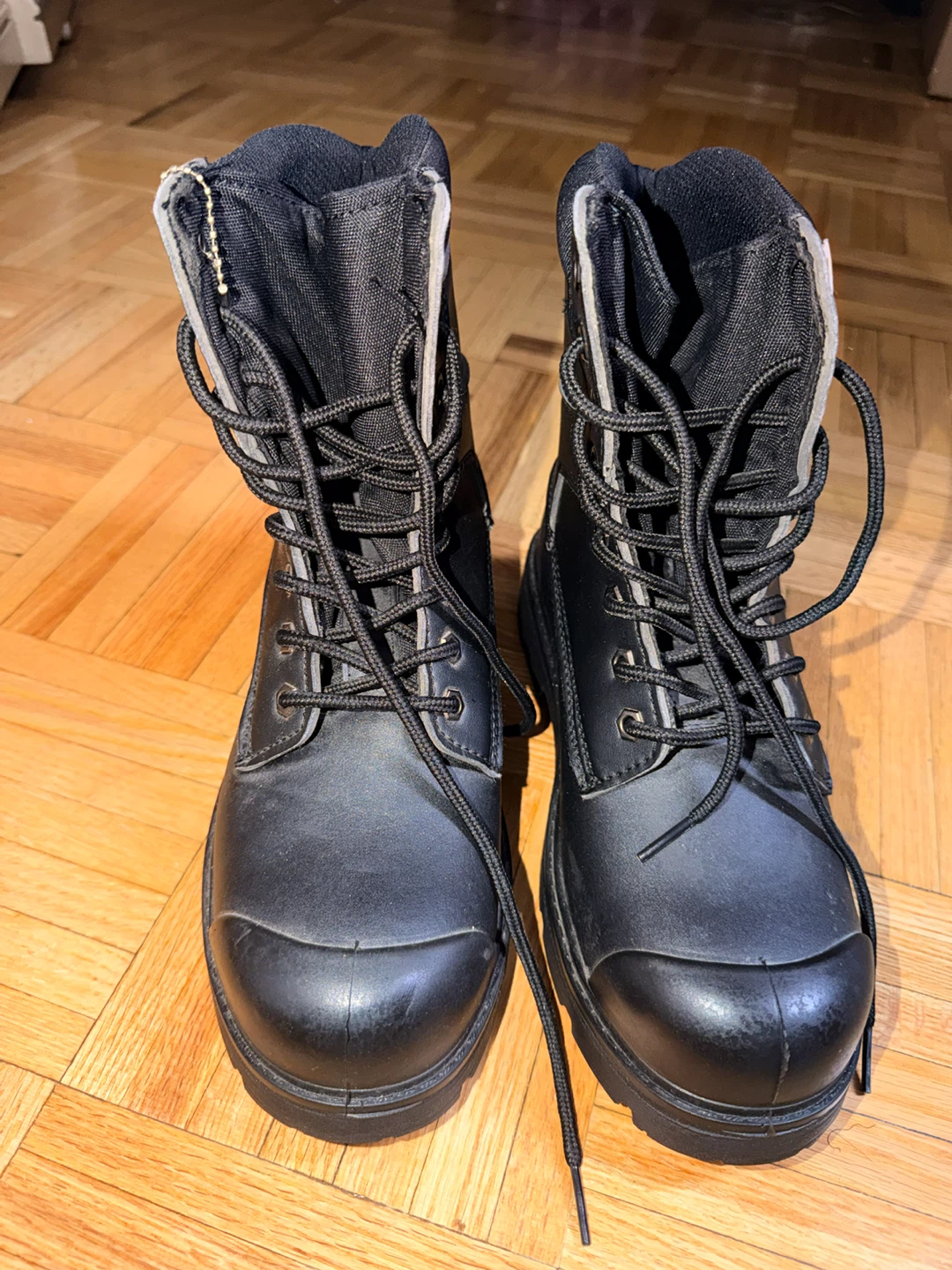 Black Steel Toe Work Boots