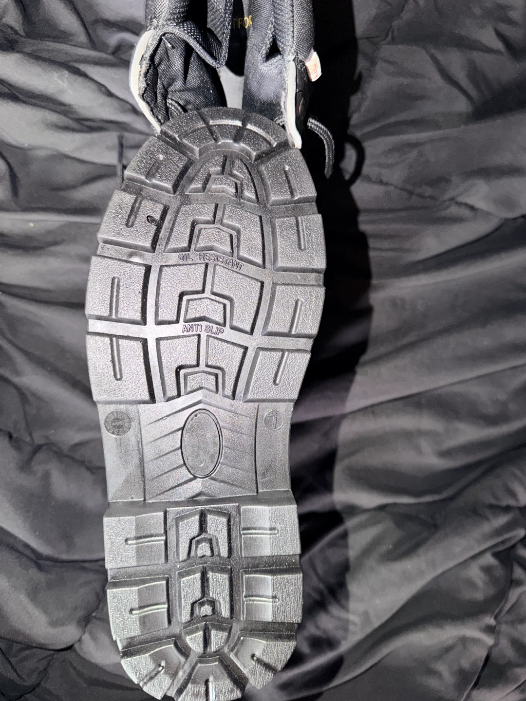 Black Steel Toe Work Boots - photo 3