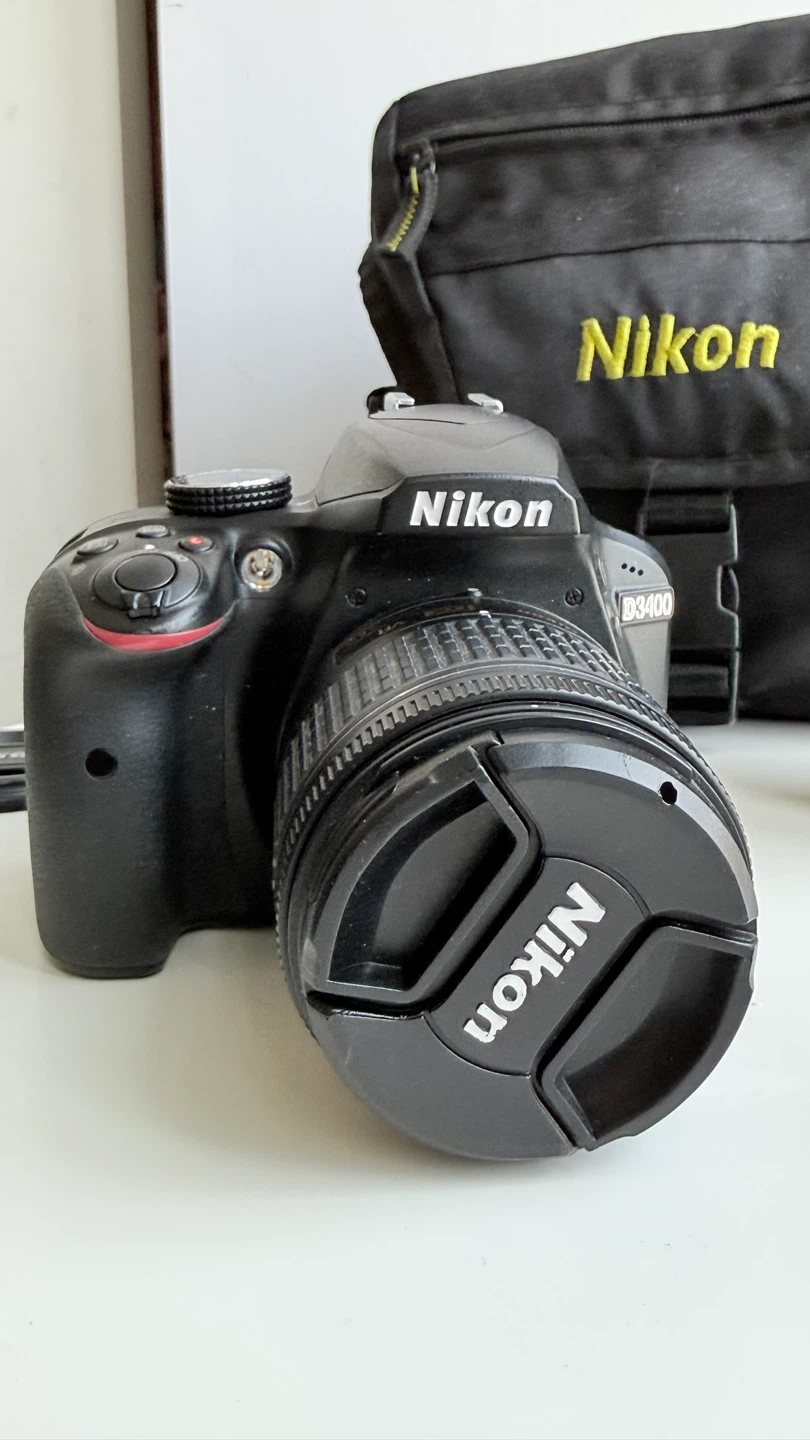 Nikon D3400 DSLR Camera with 18-55mm Lens & Bag
