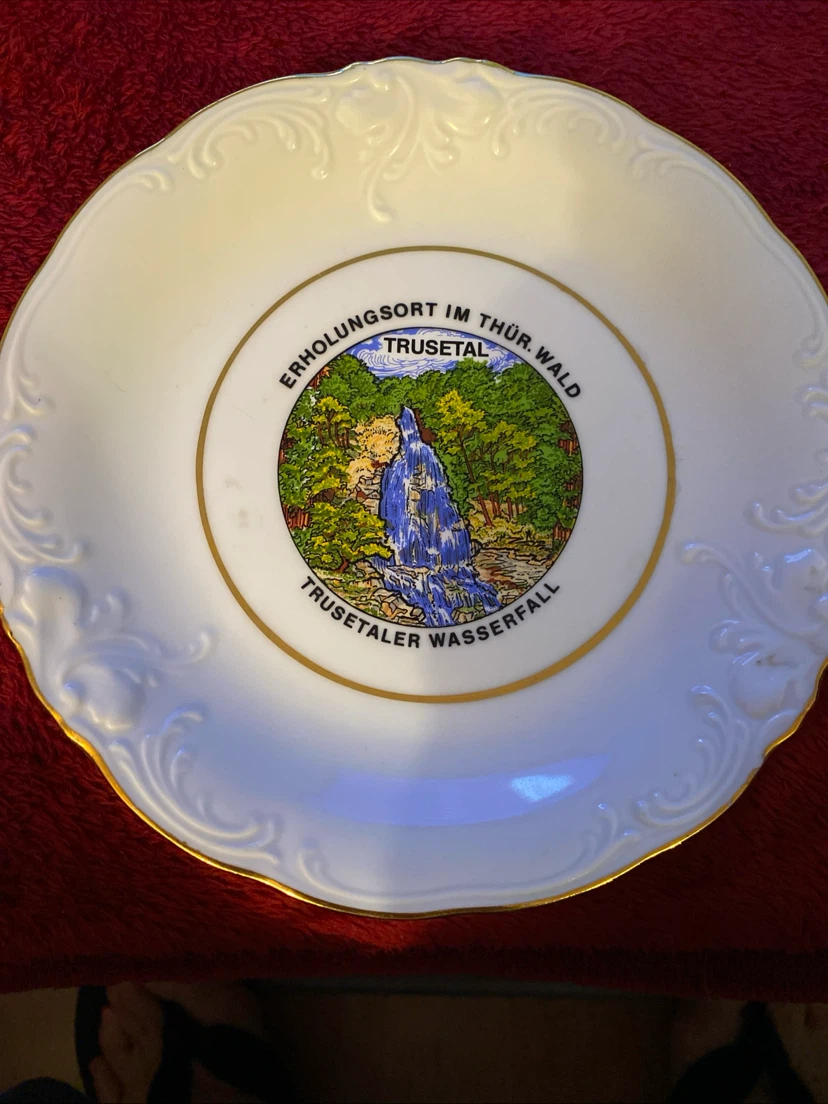Böckling Glas Decorative Plate Trusetal Waterfall