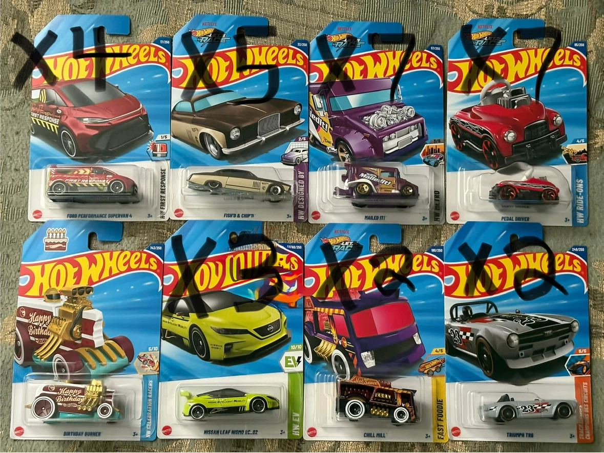 2025 hotwheels treasure hunts