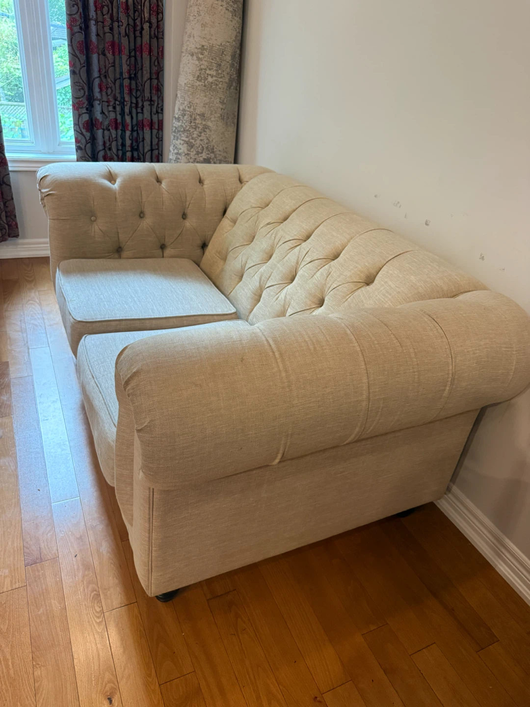Chesterfield Loveseat Sofa set - photo 2