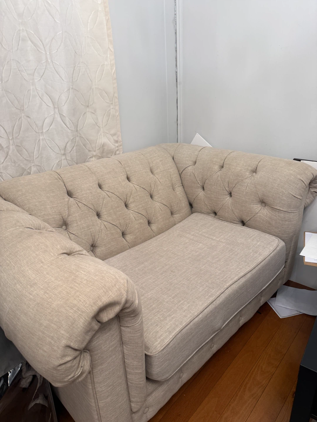 Chesterfield Loveseat Sofa set - photo 4