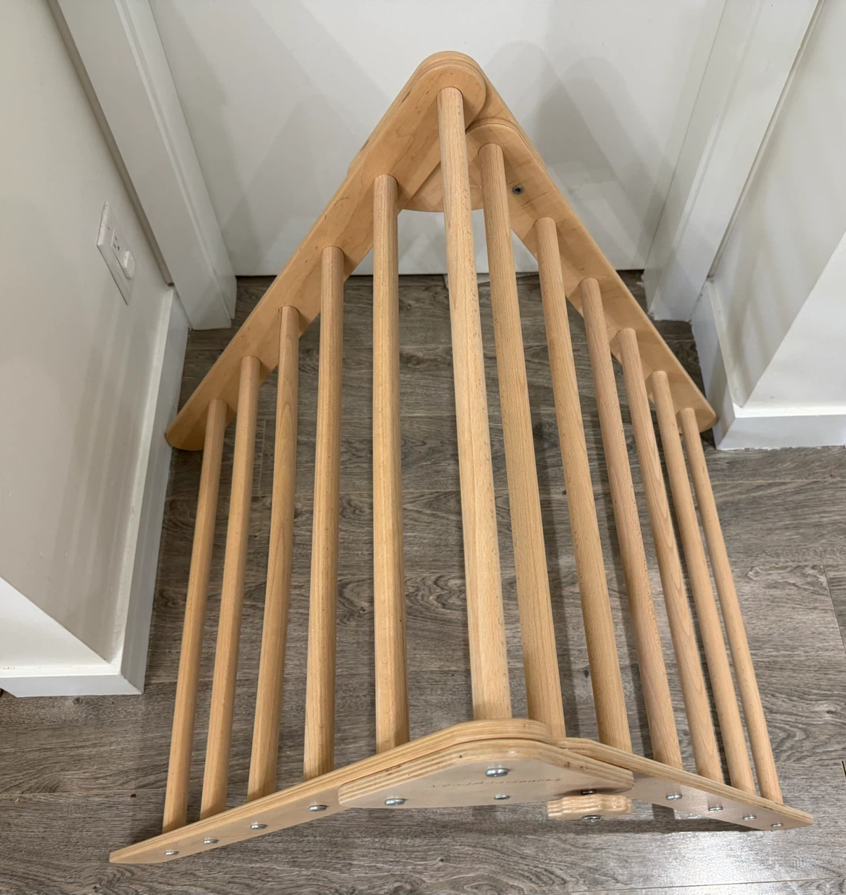 Wood and Hearts Triangle Climbing Set for Toddlers - photo 3