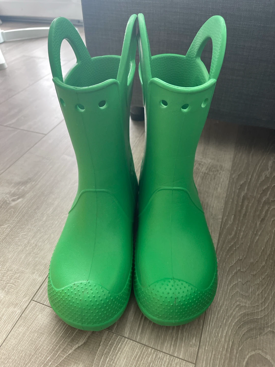 Green Crocs Kids Rain Boots J3 - photo 3