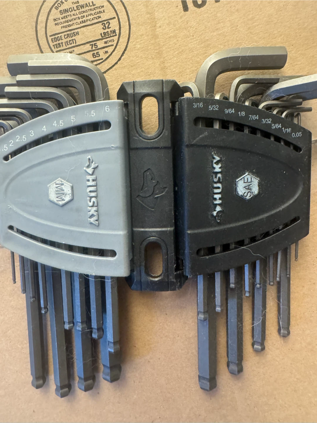 Husky Metric & SAE Hex Key Allen Wrench Set