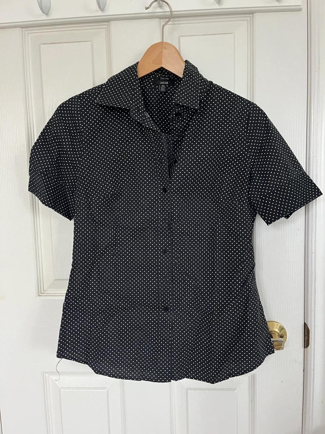 Jacob Black Polka Dot Button-Up Shirt