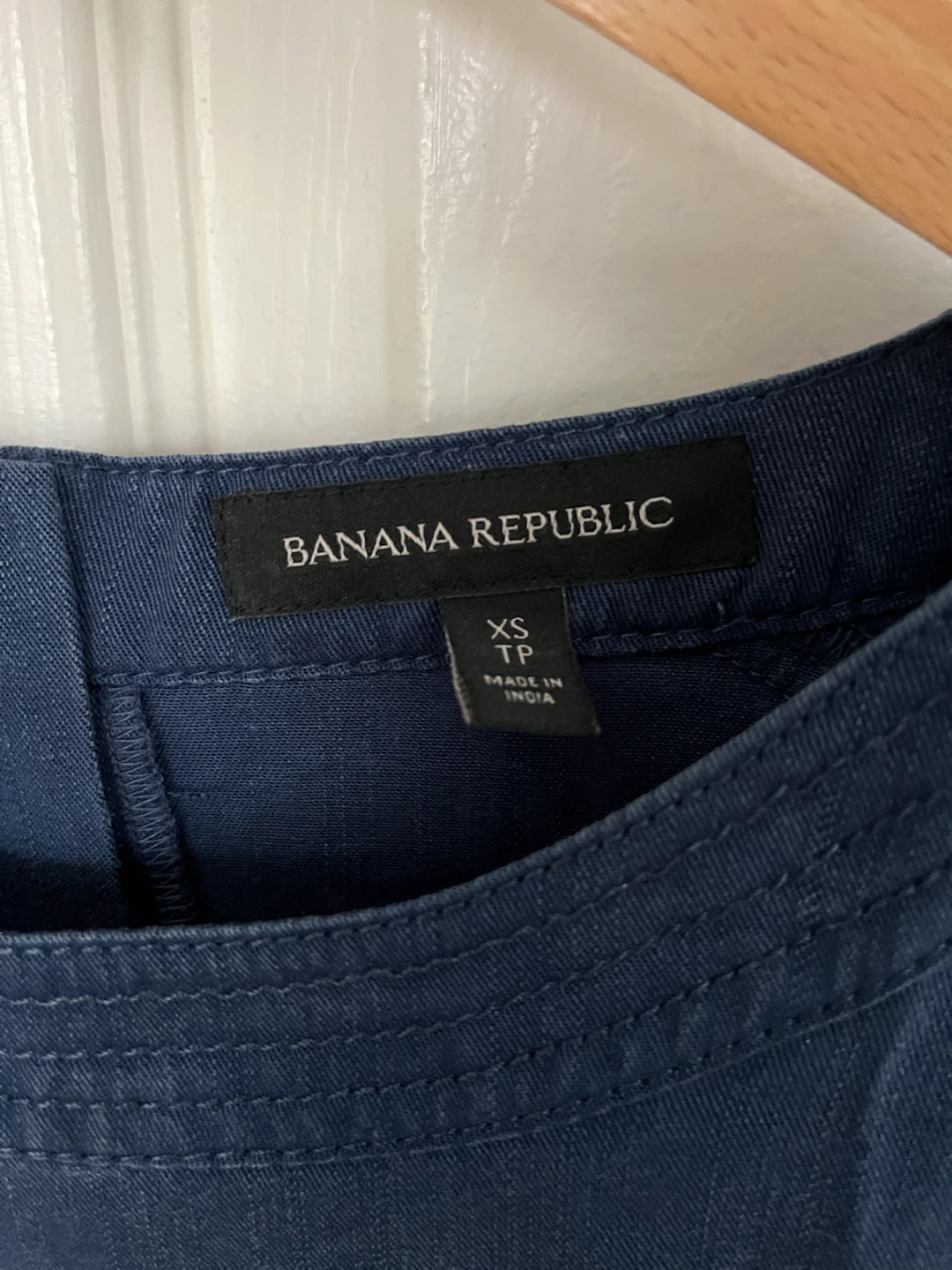 Banana Republic Blue 3/4 Sleeve Top - XS - photo 2