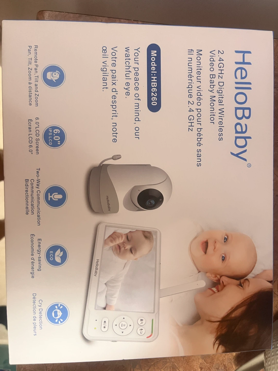HelloBaby HB6260 Video Baby Monitor unopened