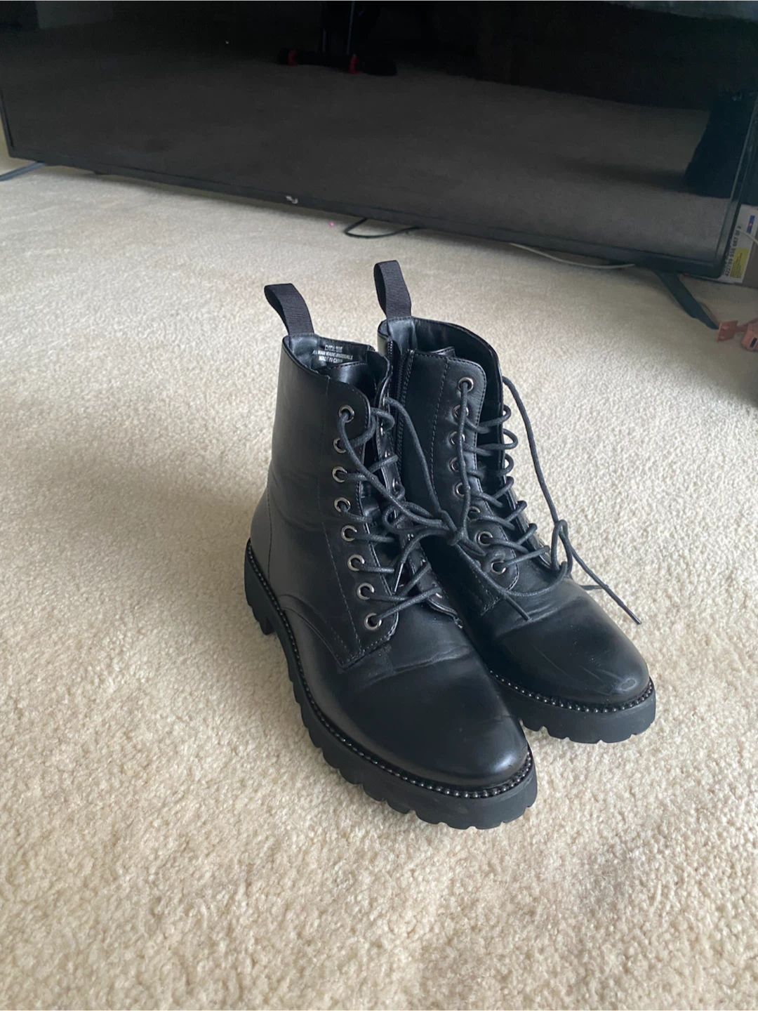 Black Combat Boots