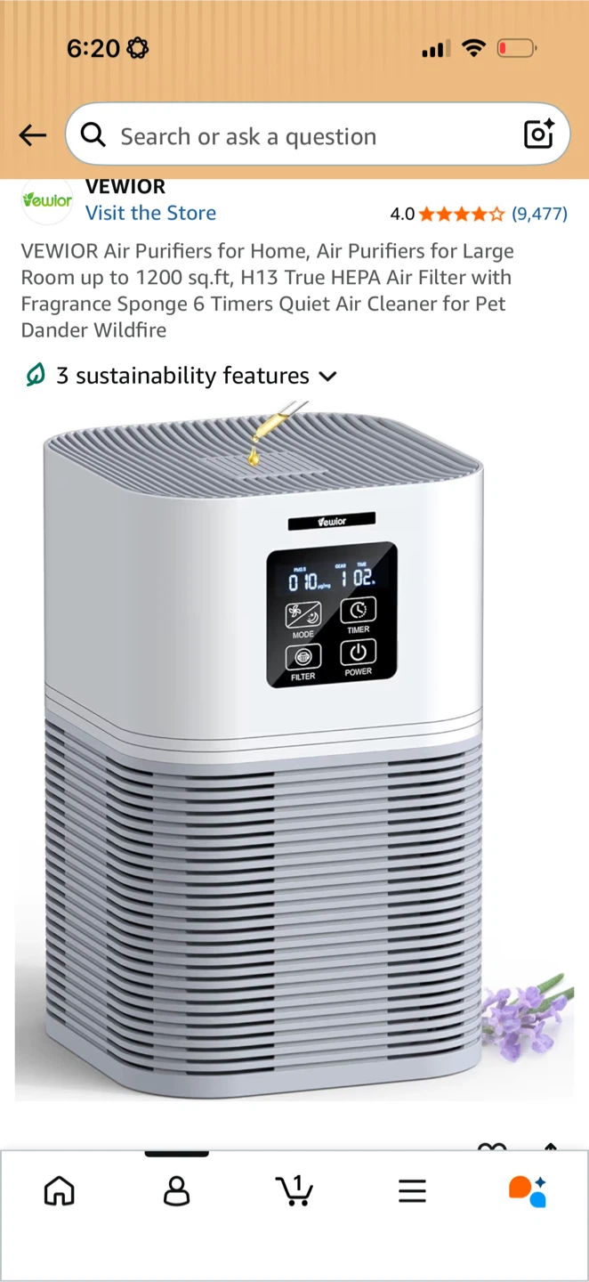 VEWIOR Air Purifier