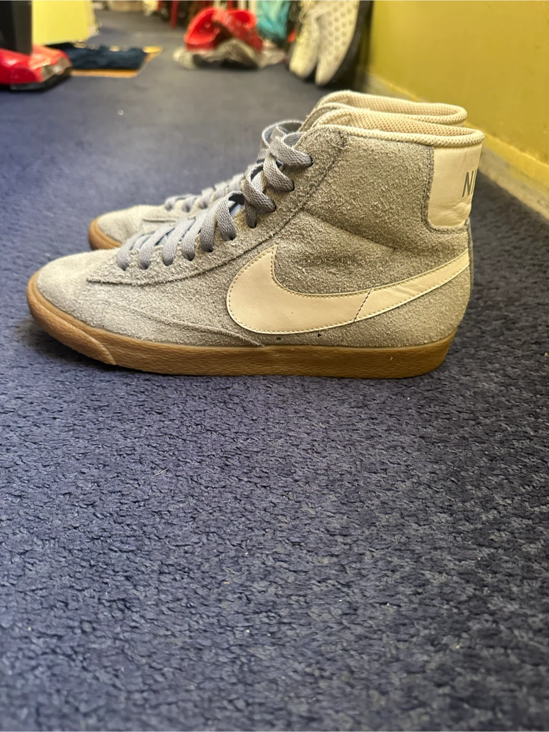 Nike Blazer Mid '77 Vintage Suede Grey White Gum