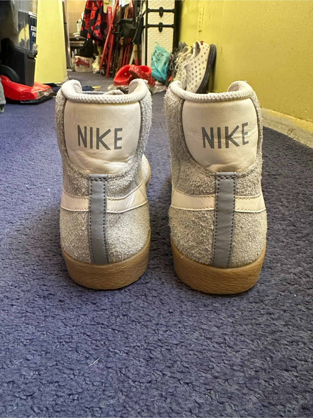 Nike Blazer Mid '77 Vintage Suede Grey White Gum - photo 2
