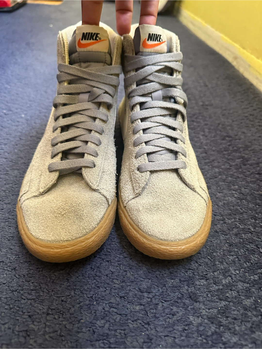 Nike Blazer Mid '77 Vintage Suede Grey White Gum - photo 3