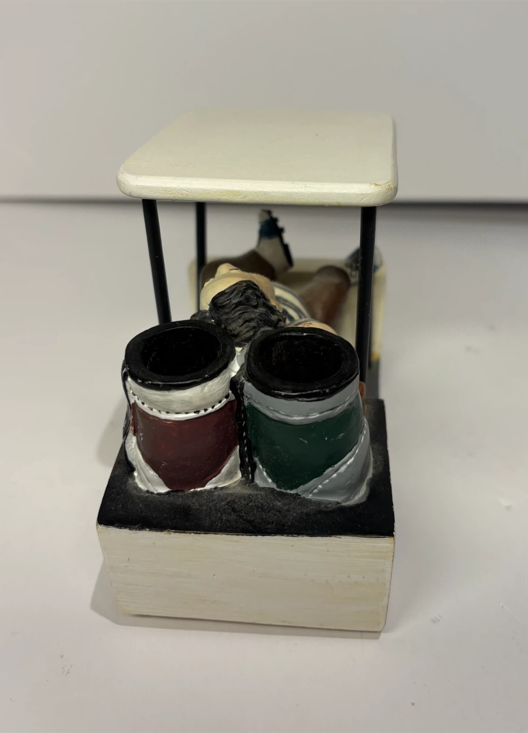 Golf Cart Figurine Pen Holder - Sleeping Golfer - photo 3