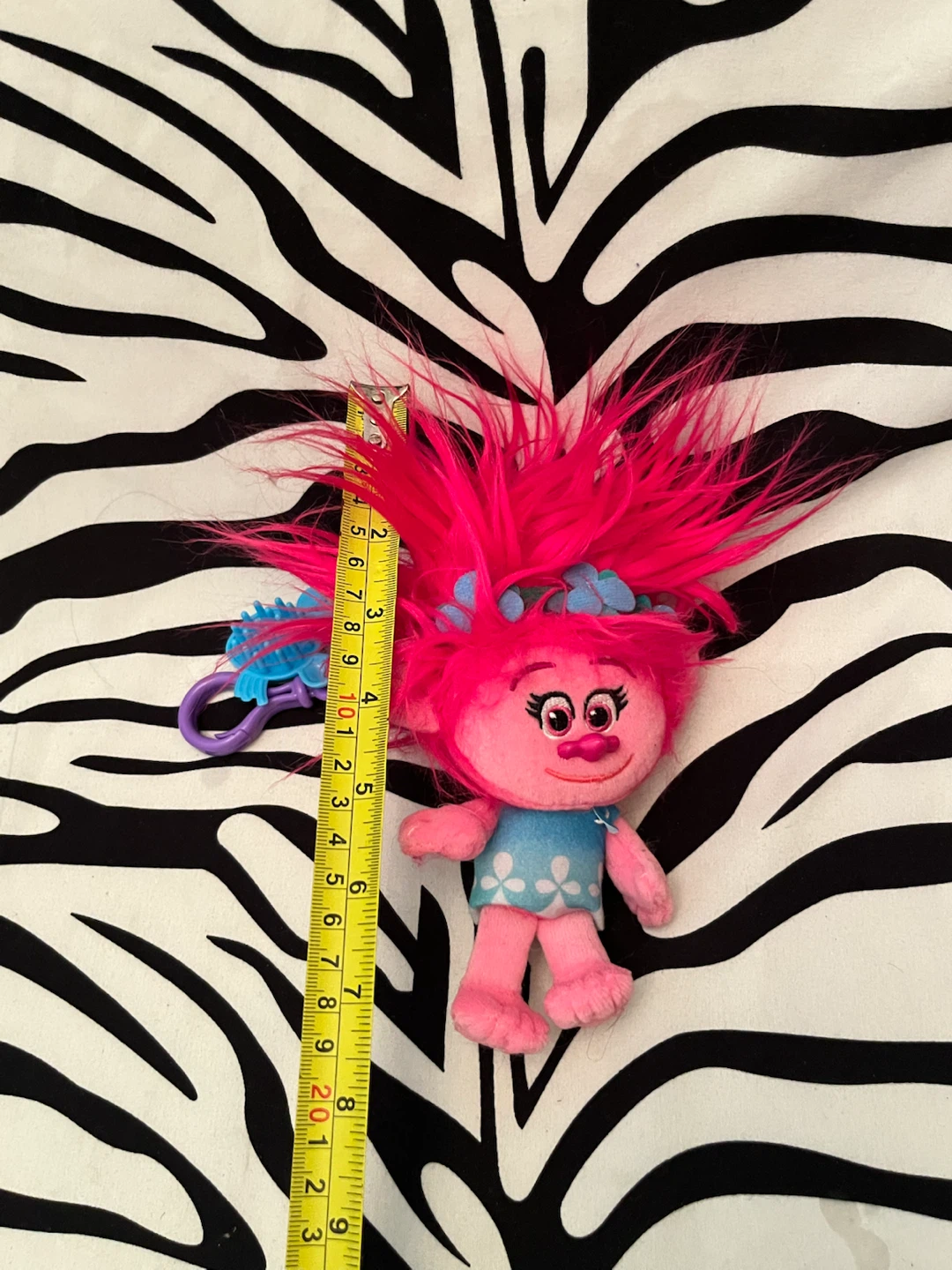 🩵 DreamWorks Trolls Poppy plush keychain 🩵 - photo 2