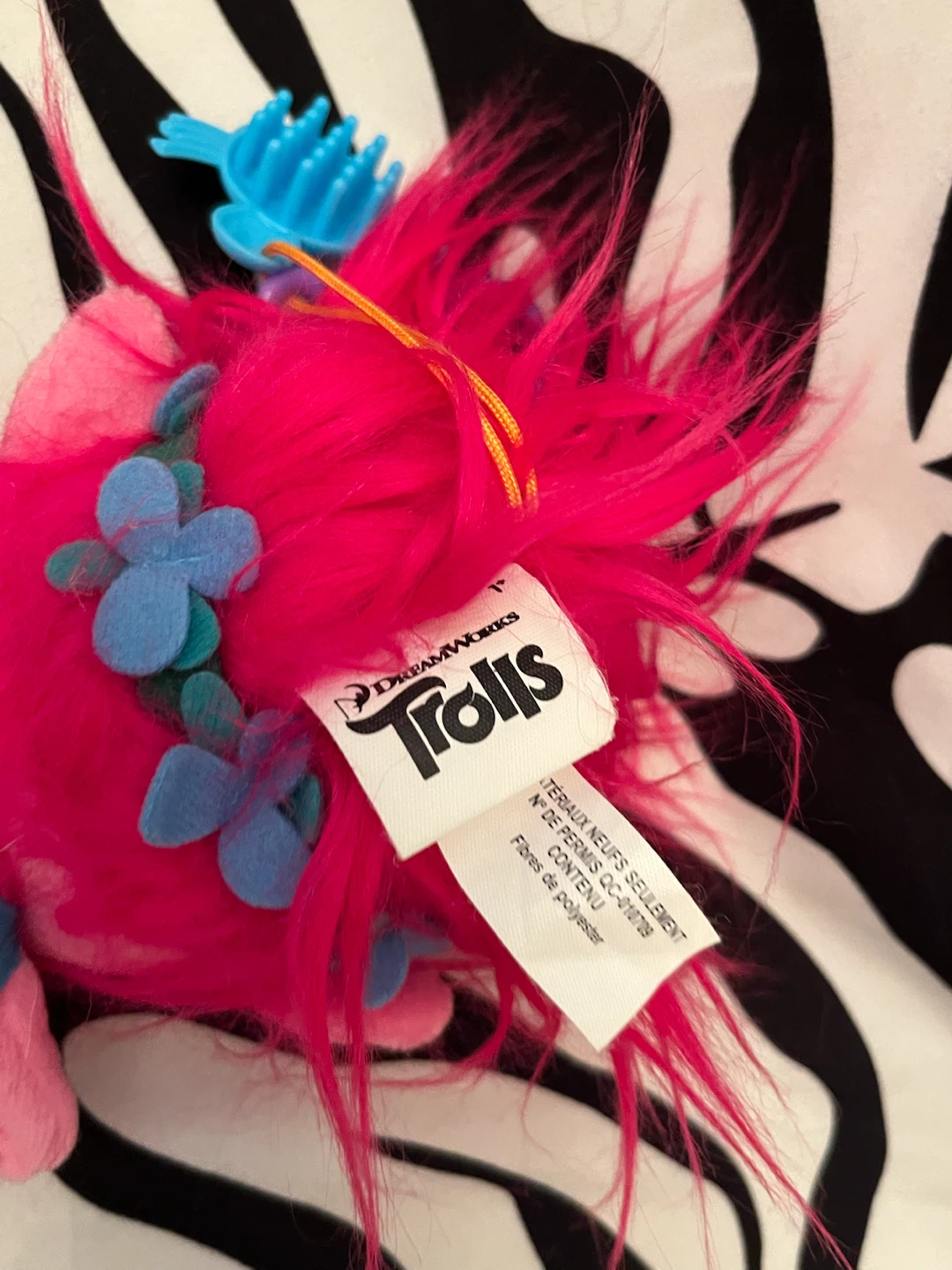 🩵 DreamWorks Trolls Poppy plush keychain 🩵 - photo 5
