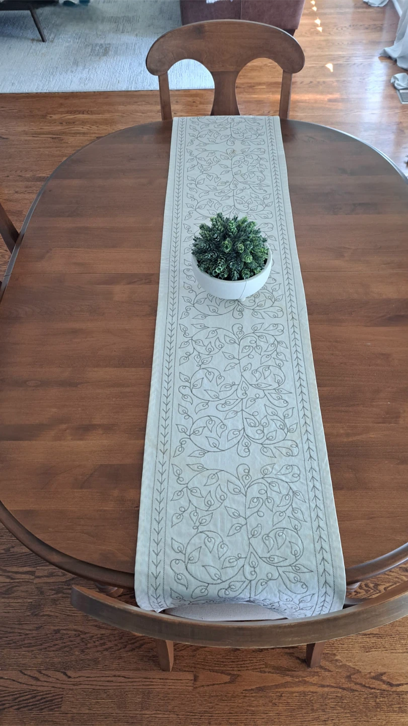 Wooden dining room table and chairs - photo 2