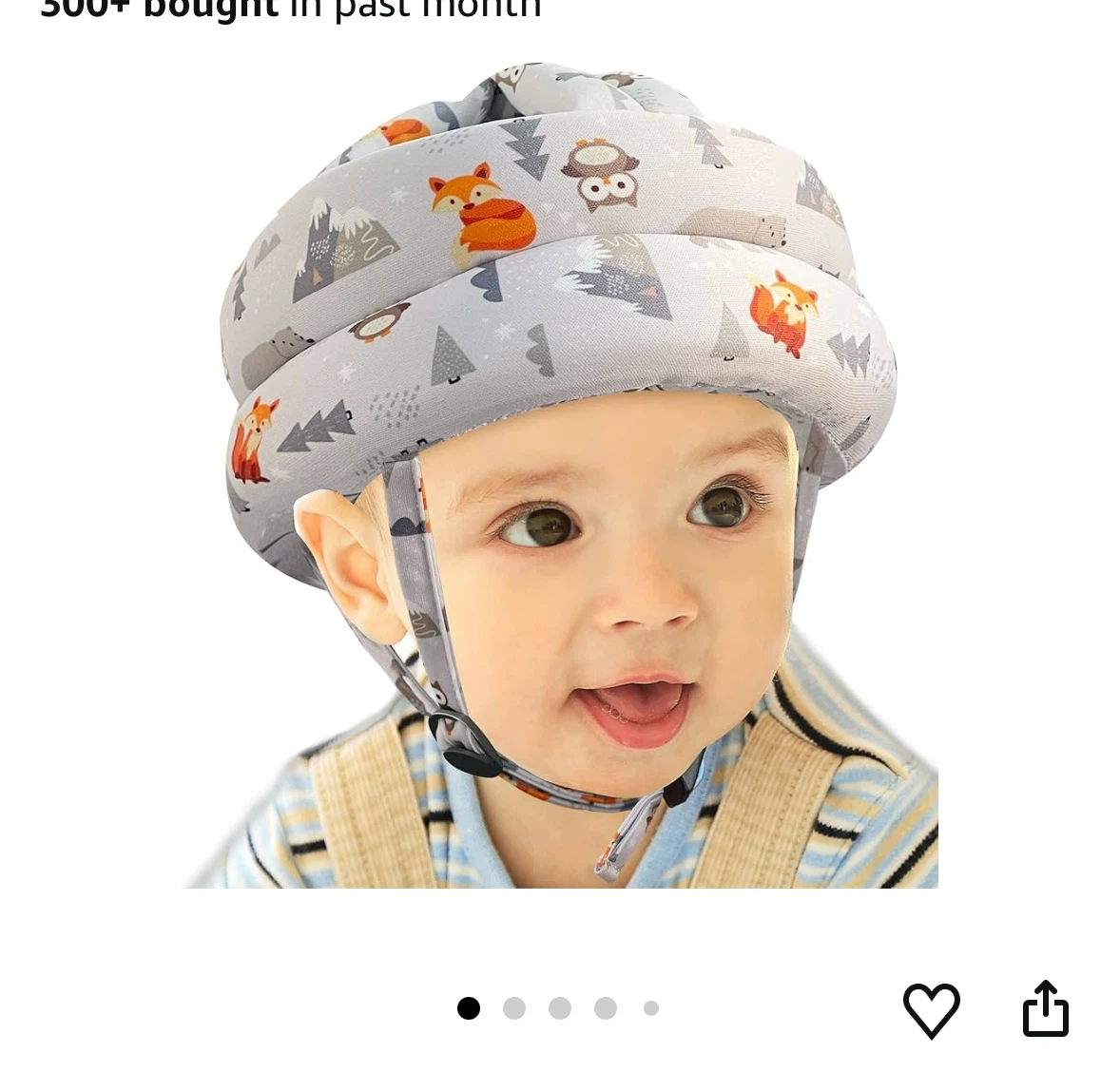 Padded Baby Head Support Pillow