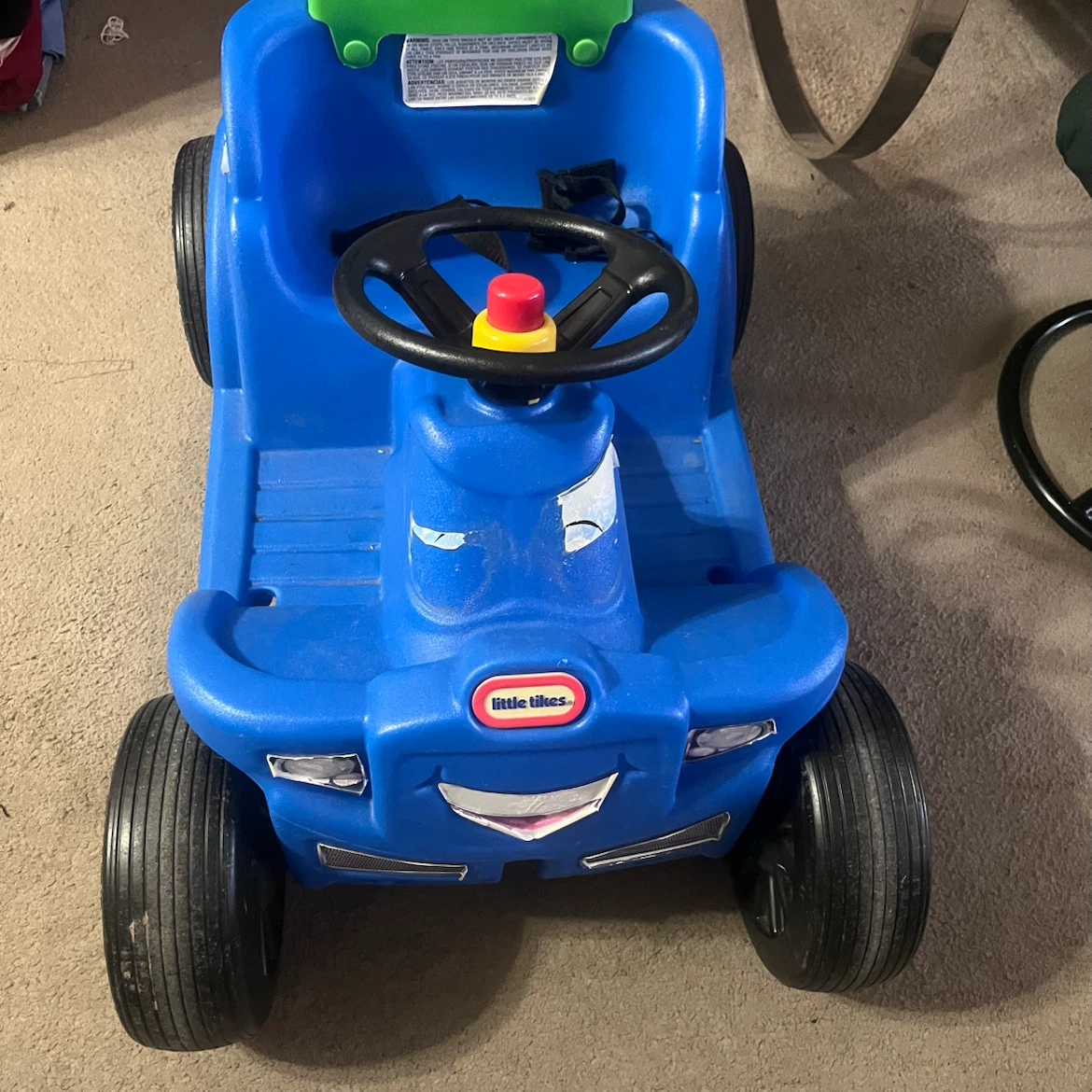 Little Tikes Blue Ride-On Car