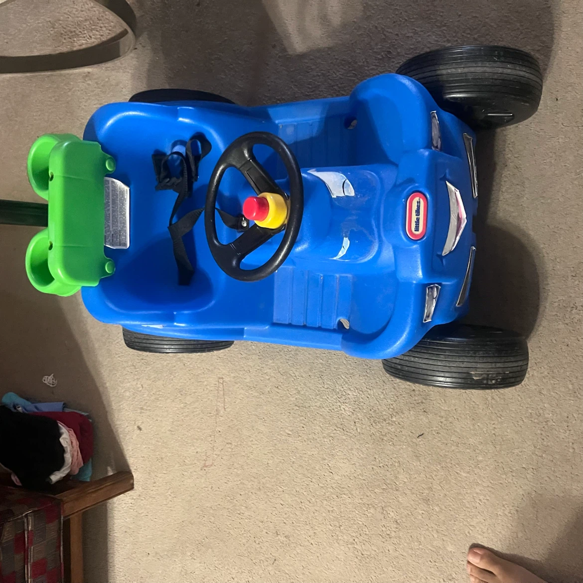 Little Tikes Blue Ride-On Car - photo 3
