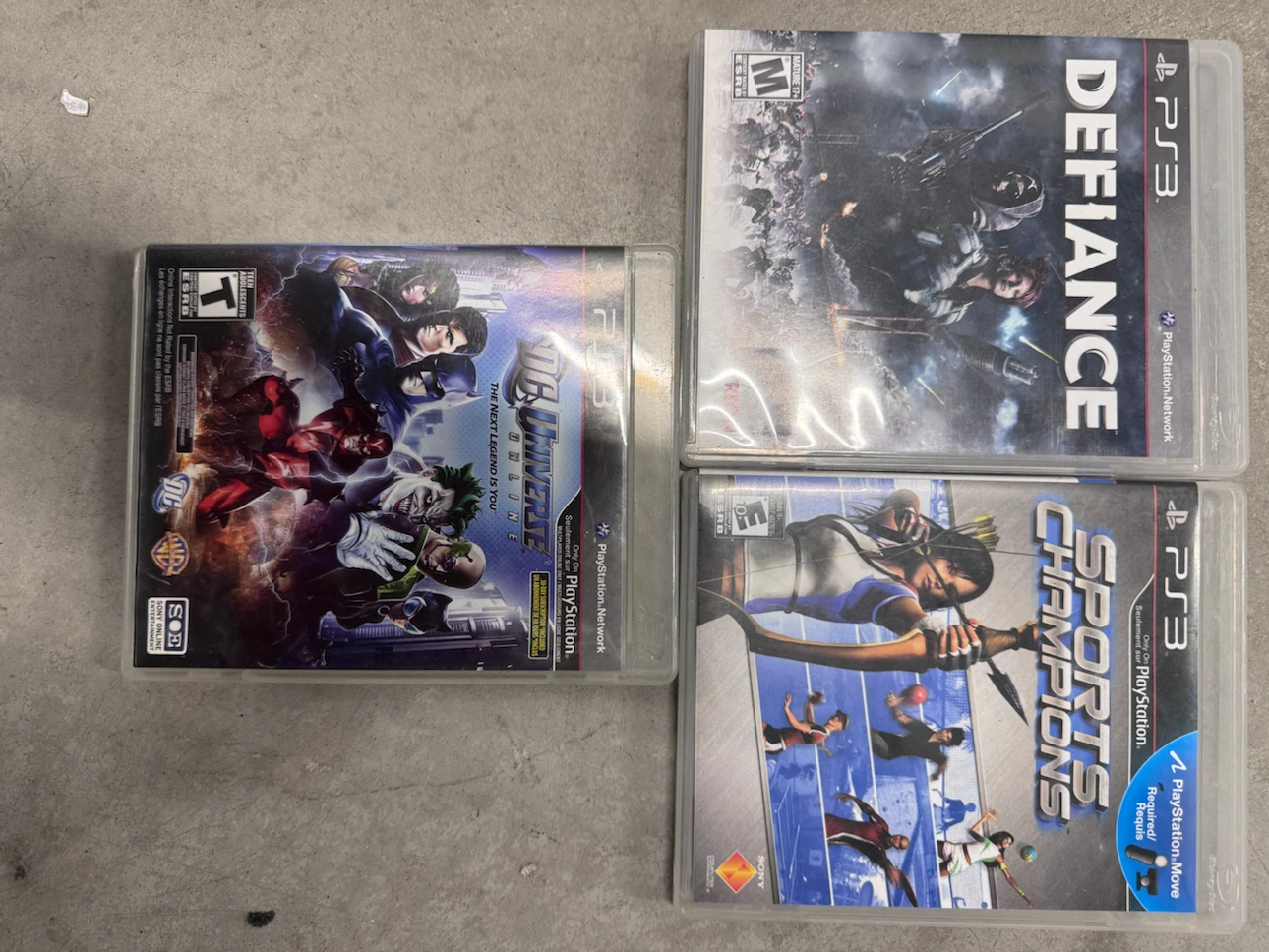 PlayStation 3 Games: DC Universe Online, Defiance,