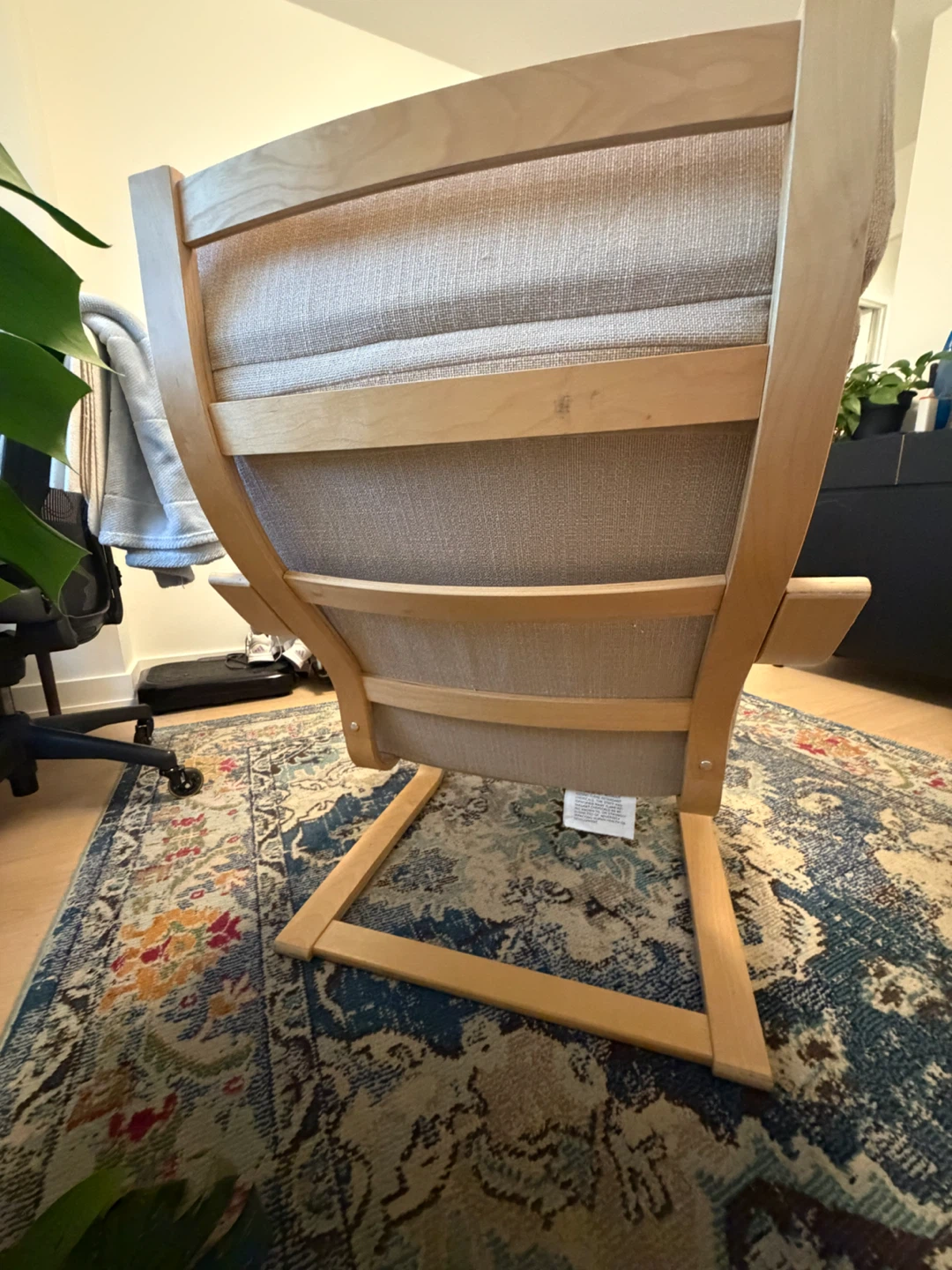 IKEA Poang Chair with Ottoman - photo 5