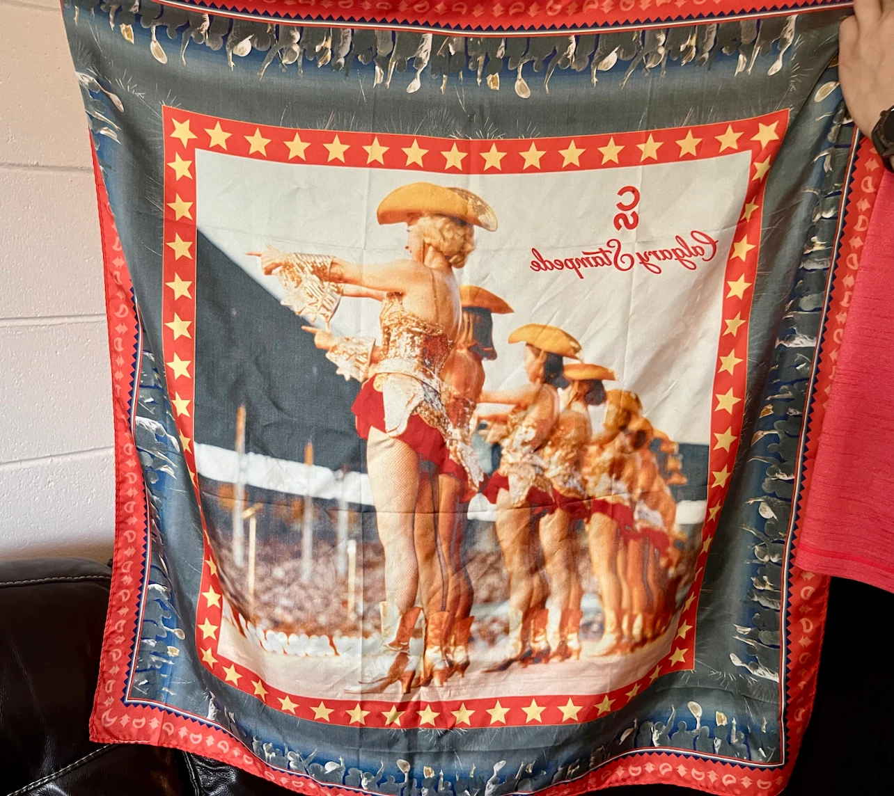 Rare Vintage Calgary Stampede Silk Souvenir Scarf - photo 2
